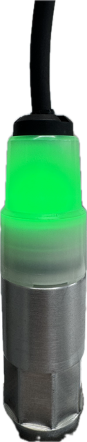 Green-lit indicator on the Coolant Commander refractometer signaling in-range concentration